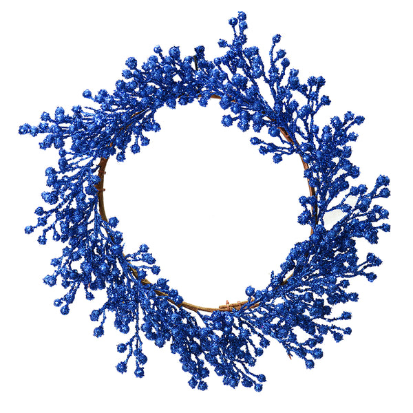 Outdoor Glitter Berry Wreath