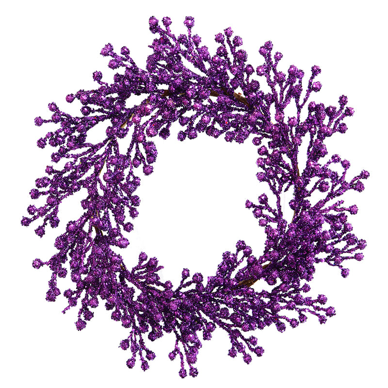 Outdoor Glitter Berry Wreath