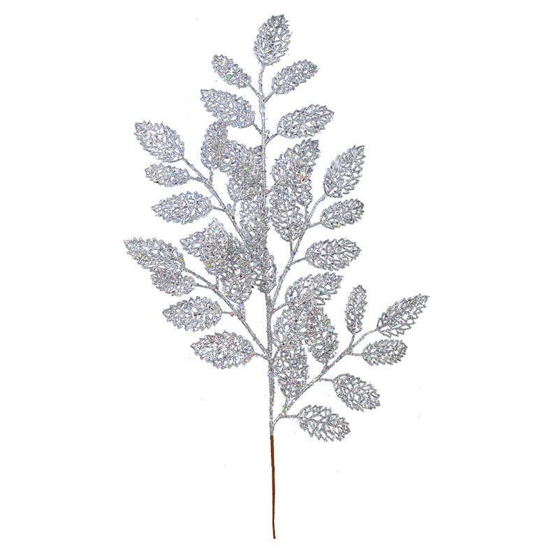 Glitter Loral Leaf Spray