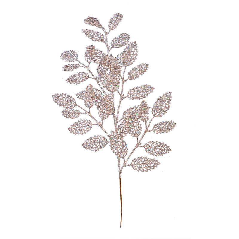 Glitter Loral Leaf Spray