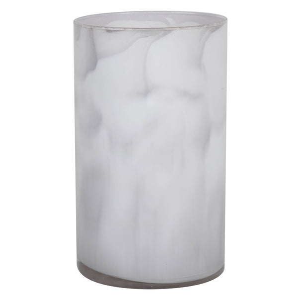 10" Crystal Gray Cylinder Glass Cntr