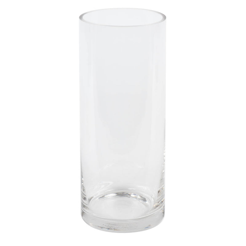 10" Clear Cylinder Glass Container Set/2