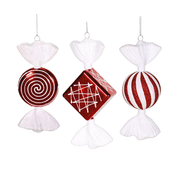 8" Peppermint Candy Assorted 3/Box