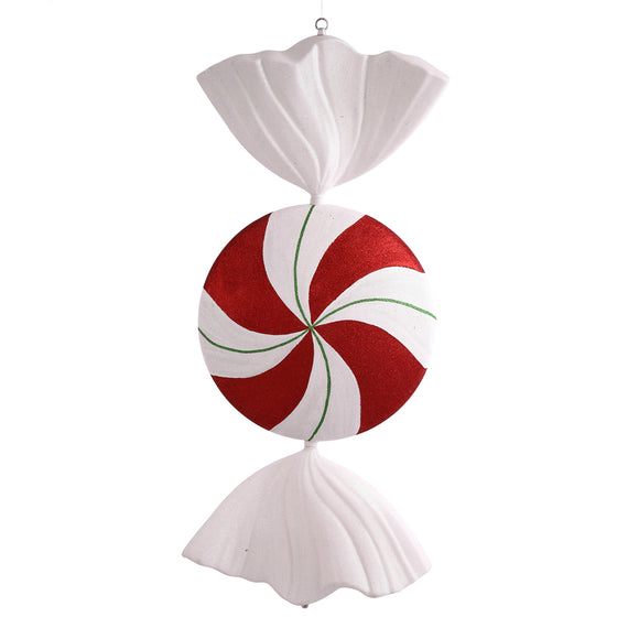 37" Red-Wht-Grn Peppermint Swirl Candy