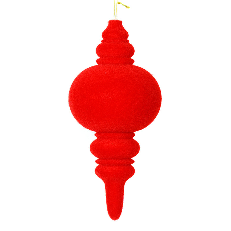 10" Flocked Finial