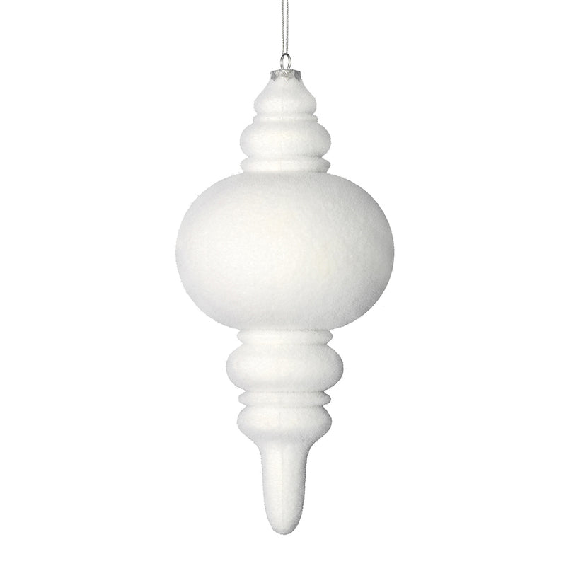 10" Flocked Finial