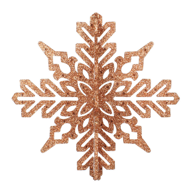 9" 3D Glitter Snowflake