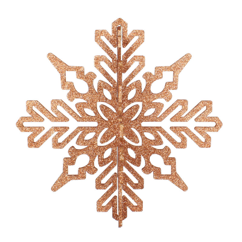 14" 3D Glitter Snowflake