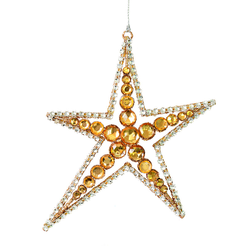 6" Jewel Metal Sea Star