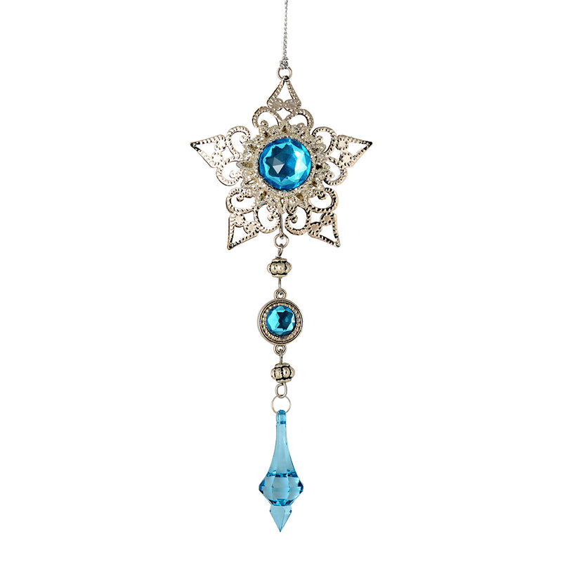 6.5" Metal Star with Dangle