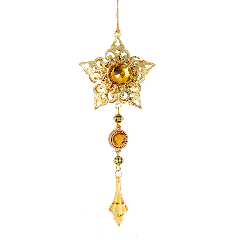 6.5" Metal Star with Dangle