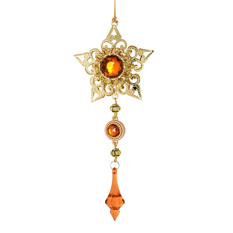 6.5" Metal Star with Dangle