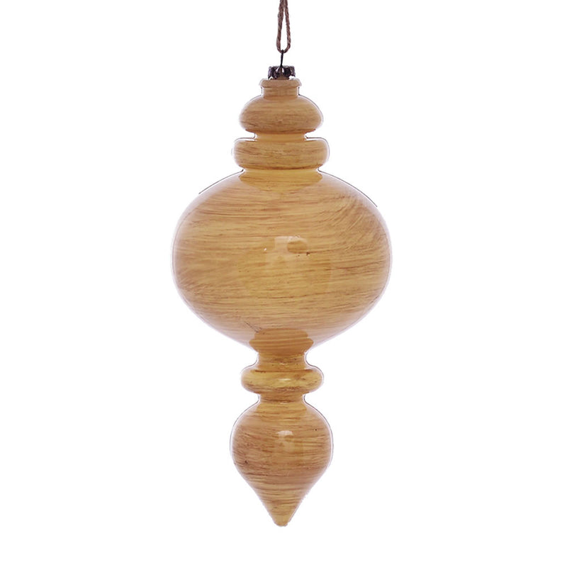 Wood Grain Round Finial