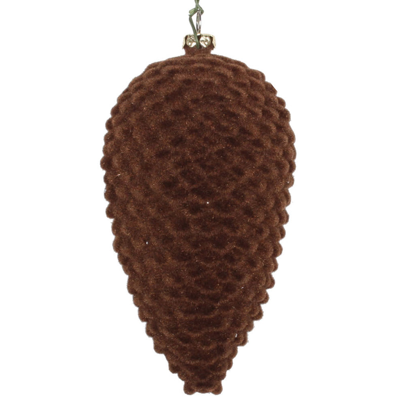 Flocked Pinecone