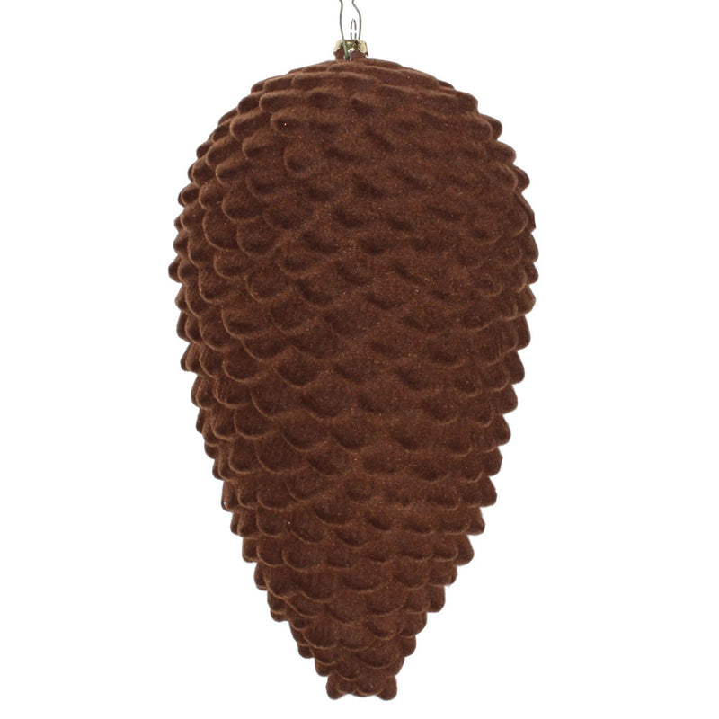 Flocked Pinecone