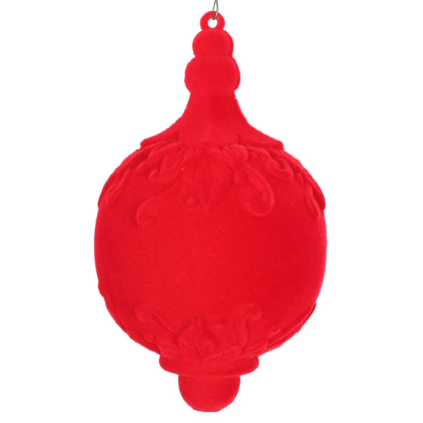 Flocked Drop Finial