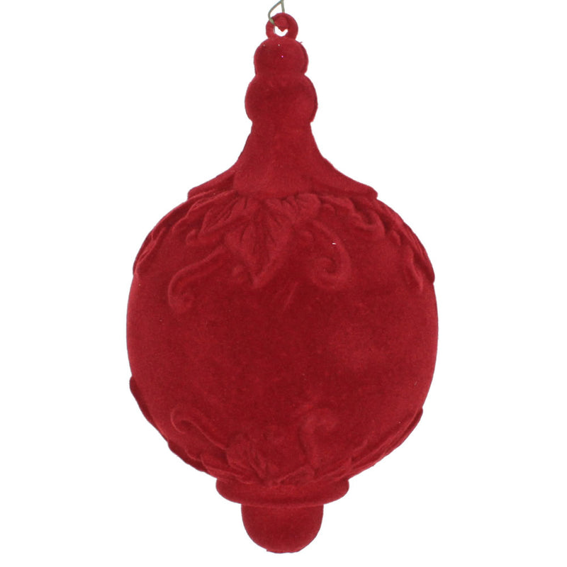 Flocked Drop Finial