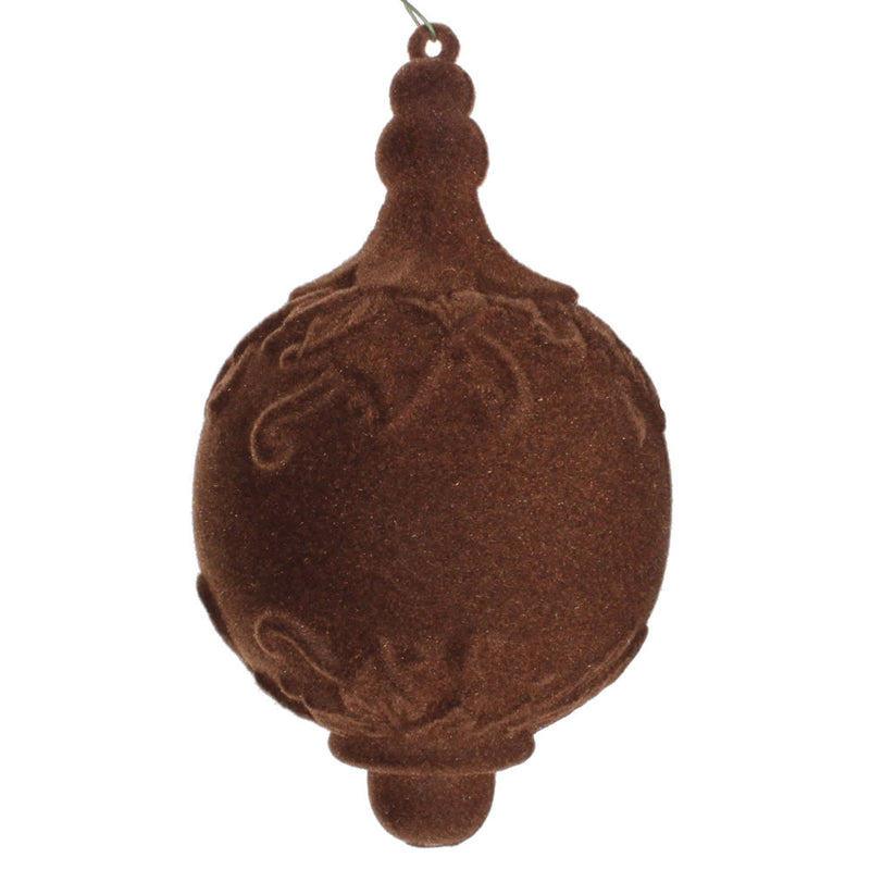 Flocked Drop Finial