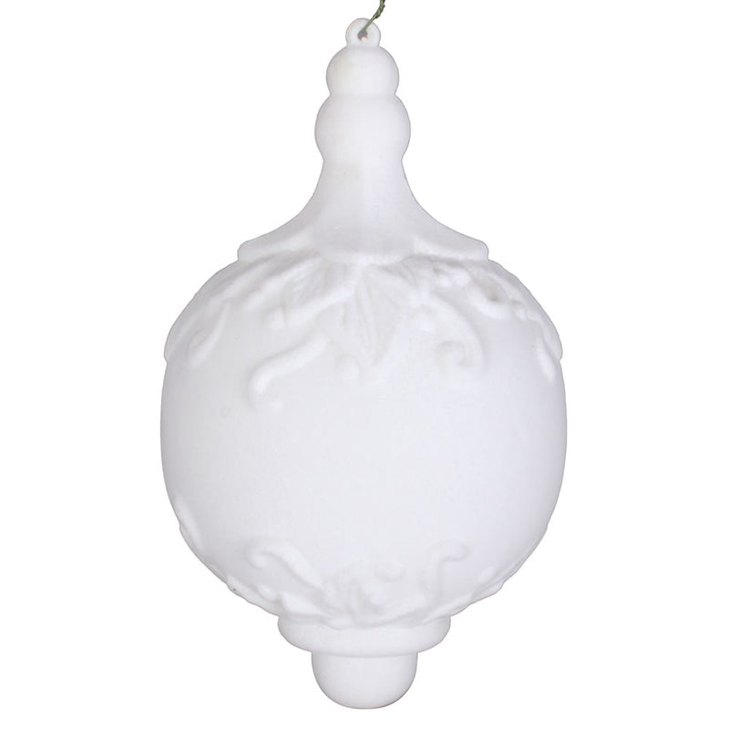 Flocked Drop Finial