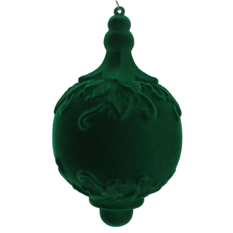 Flocked Drop Finial