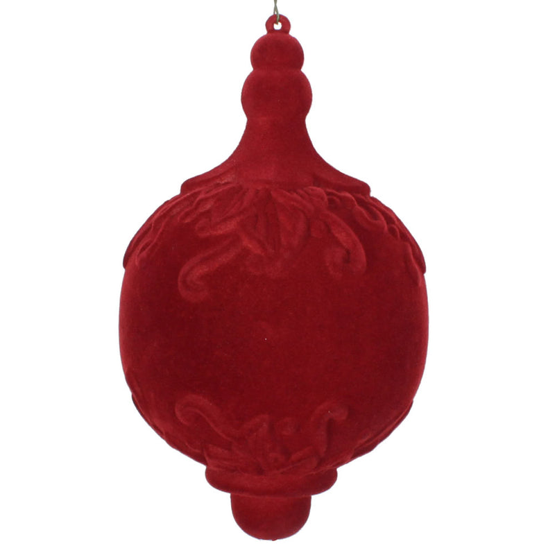 Flocked Drop Finial