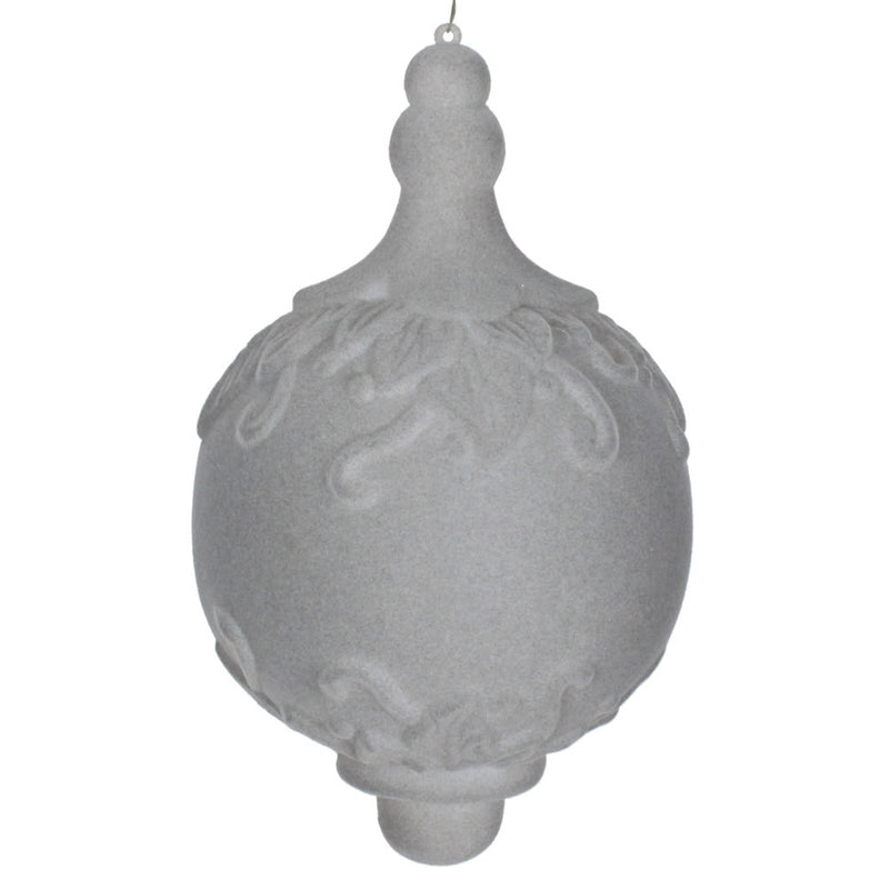 Flocked Drop Finial