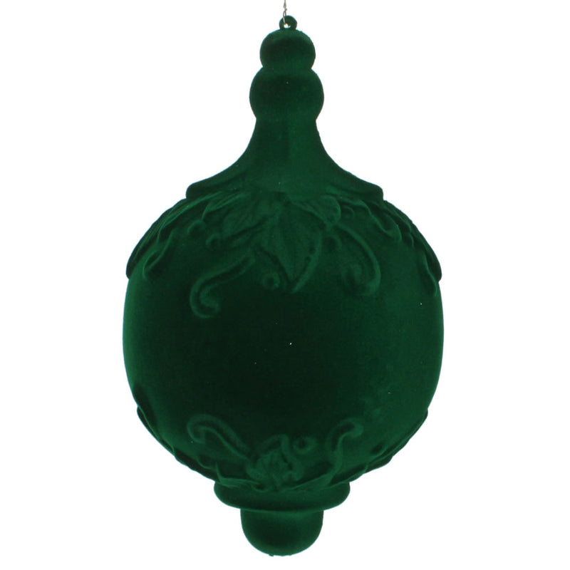 Flocked Drop Finial