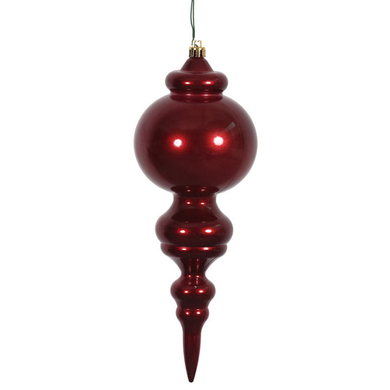 9.5" Candy Finish Finial UV 2/bag