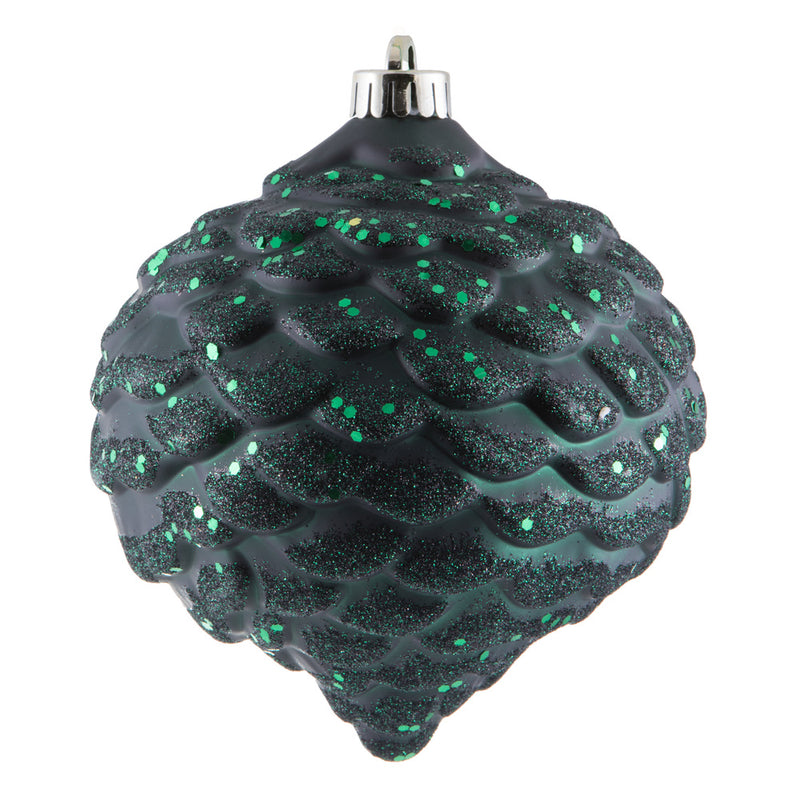 6" Glitter Pine Cone