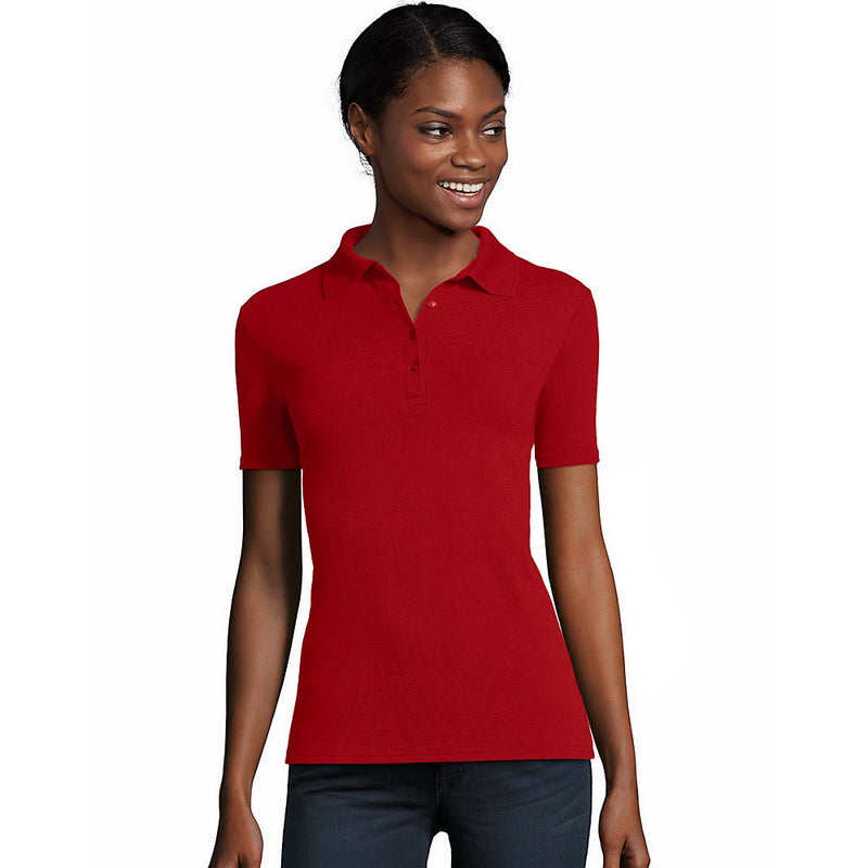 Hanes Women'S X-Temp W/Fresh Iq Pique Polo