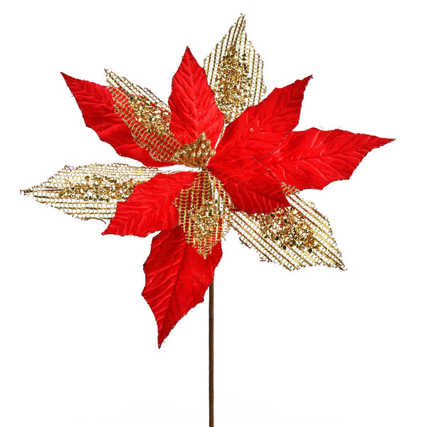 Poinsettia Mesh Spray