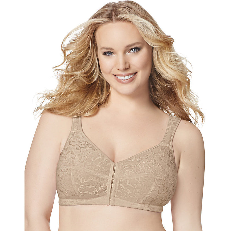 Just My Size Easy-On Front Close Wirefree Bra