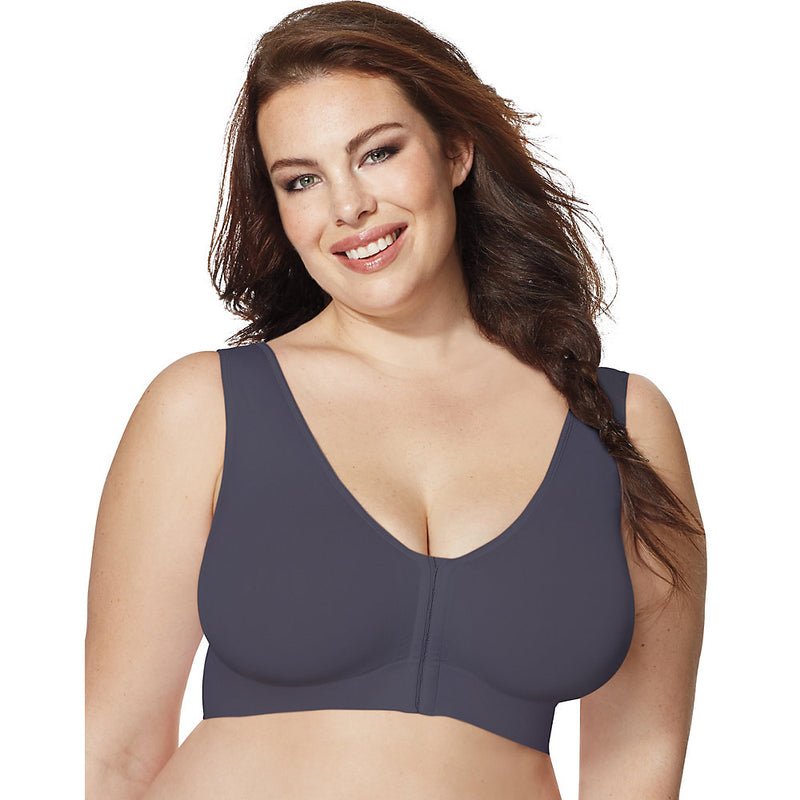 Just My Size Pure Comfort Front-Close Wirefree Bra