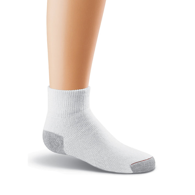 Hanes Ultimate Boys' Ankle Ez Sort Socks 6-Pack (M-L)