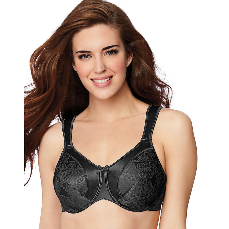 Bali Satin Tracings Minimizer Underwire Bra