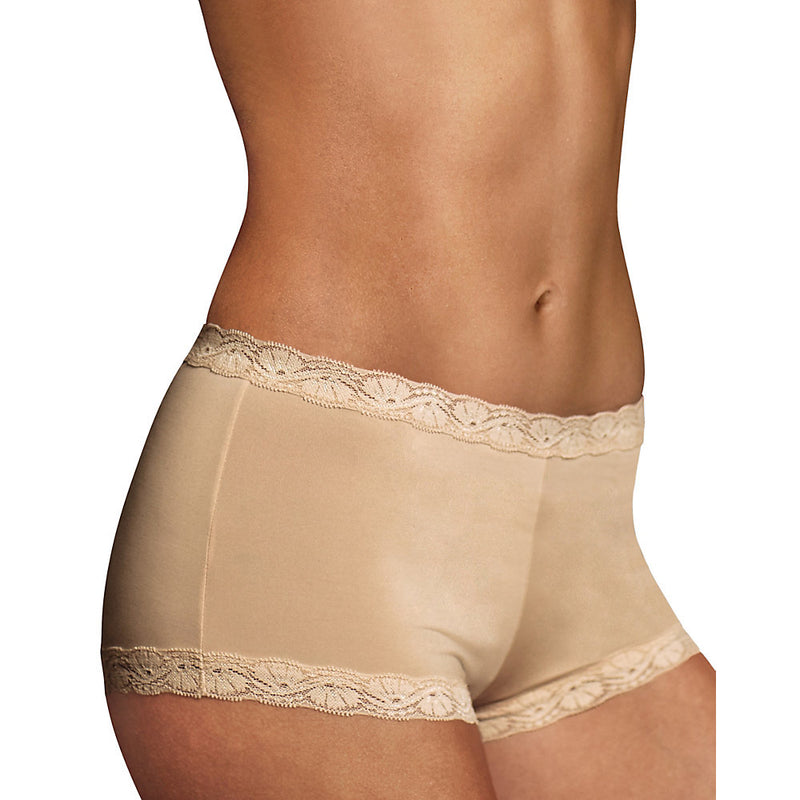 Maidenform Microfiber And Lace Boyshort