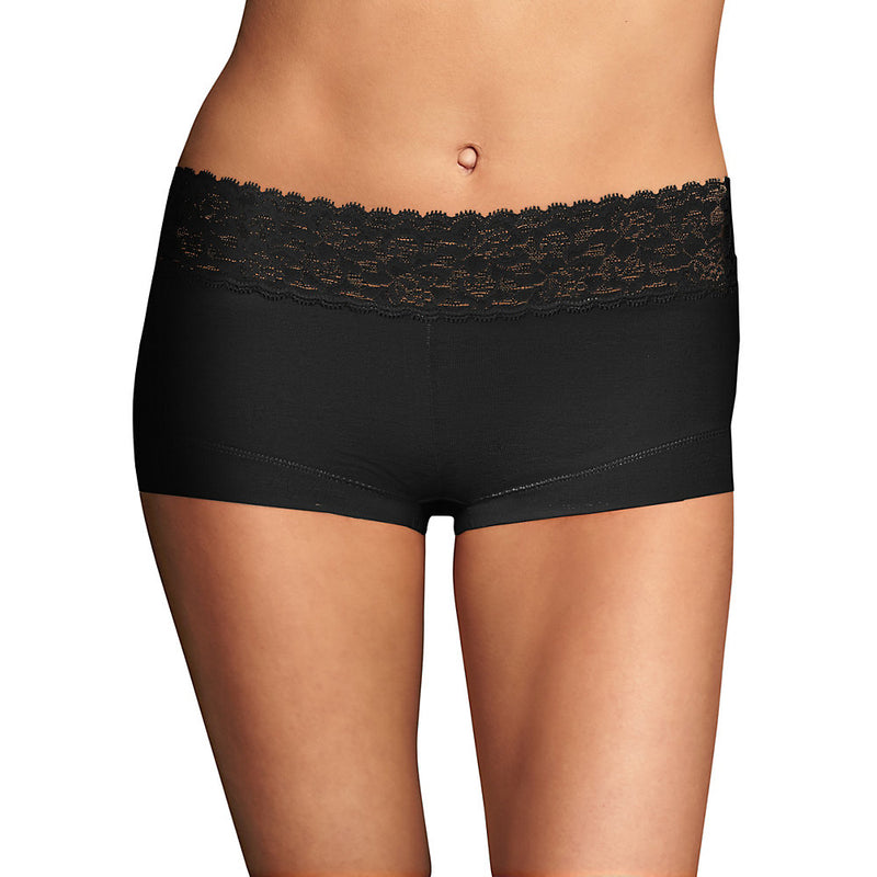 Maidenform Cotton Dream Boyshort With Lace