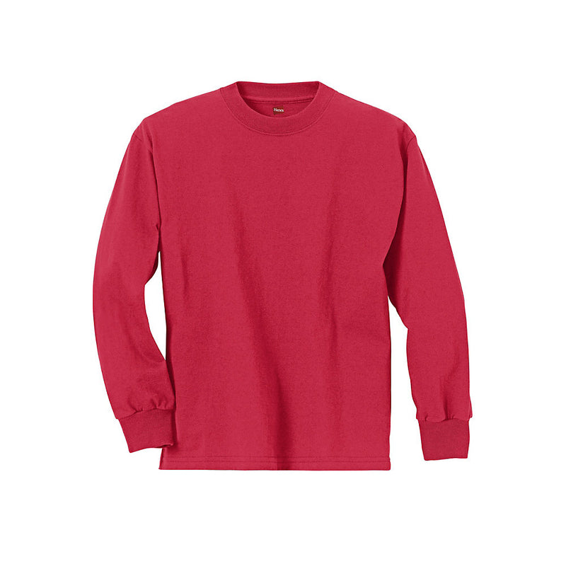 Hanes Youth Comfortsoft Tagless Long-Sleeve T-Shirt