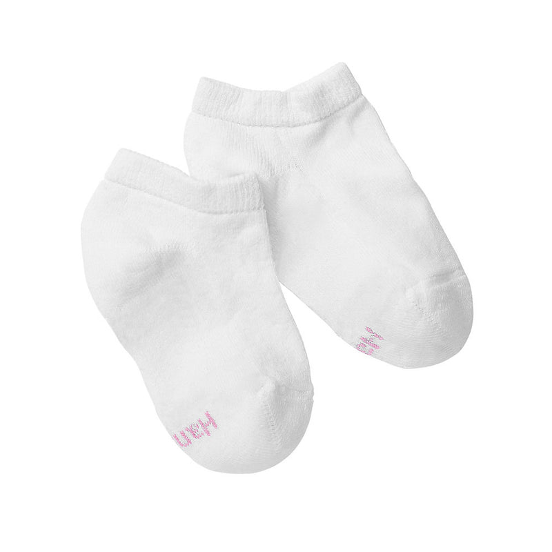 Hanes Girls' No-Show Socks 6-Pack