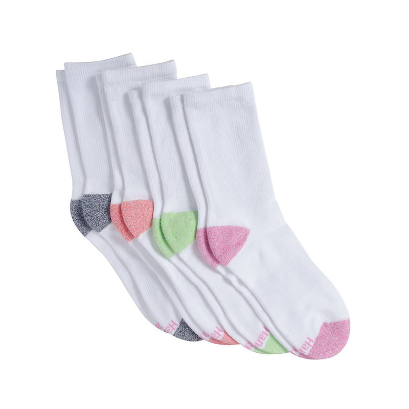 Hanes Women'S Cool Comfort Crew 4 Pack