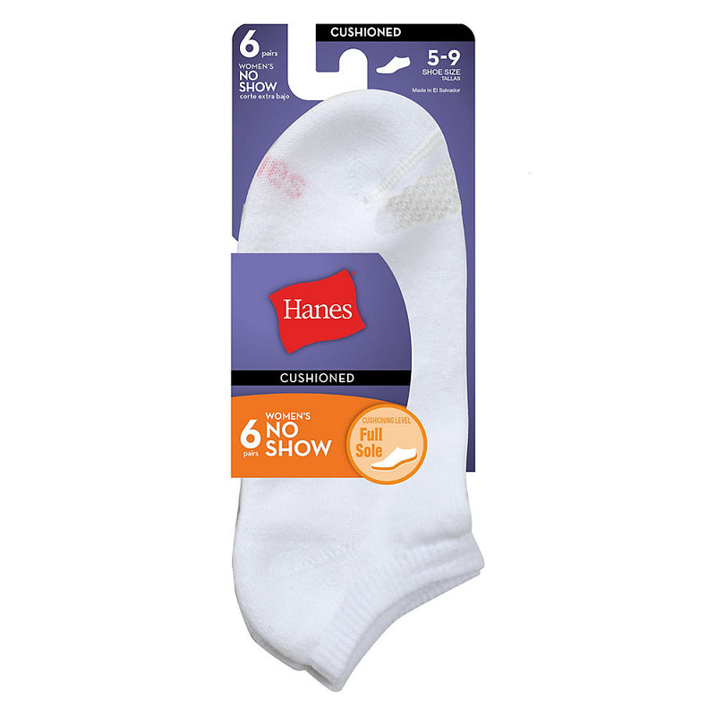 Hanes Women'S Cool Comfort No Show Socks 6-Pack