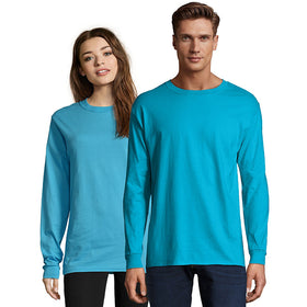 Hanes Adult Beefy-T Long-Sleeve T-Shirt