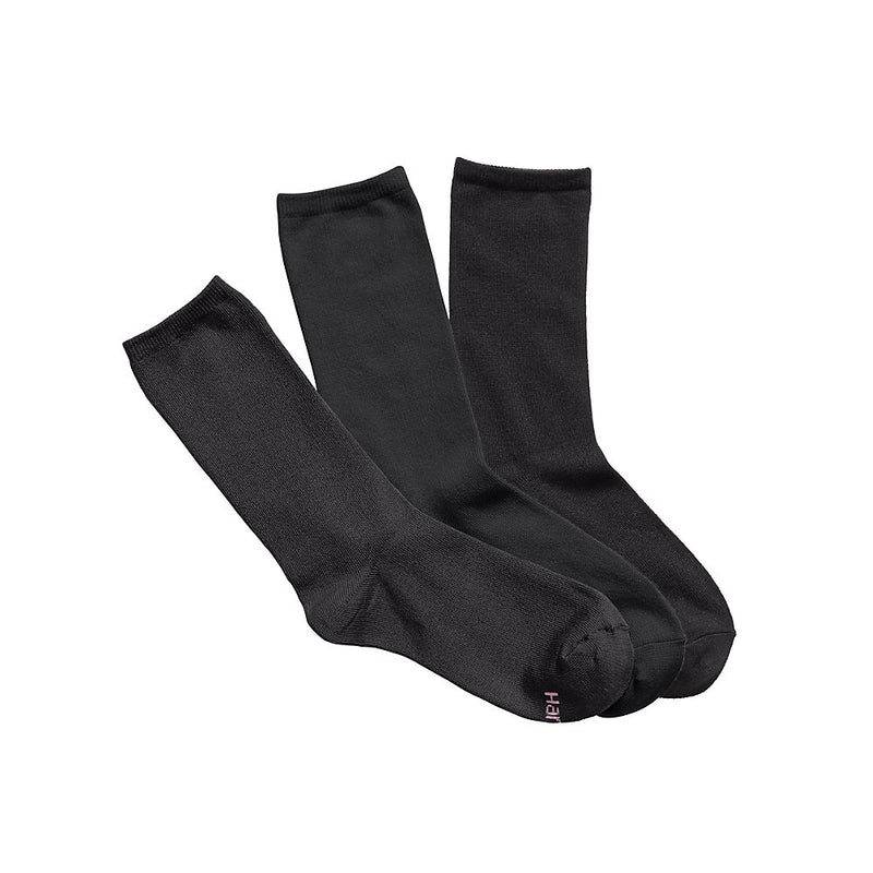 Hanes Women'S Comfortsoft Extended Sizes Crew 3-Pack