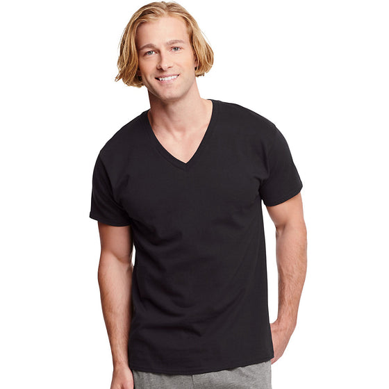 3 Hanes Mens Vneck