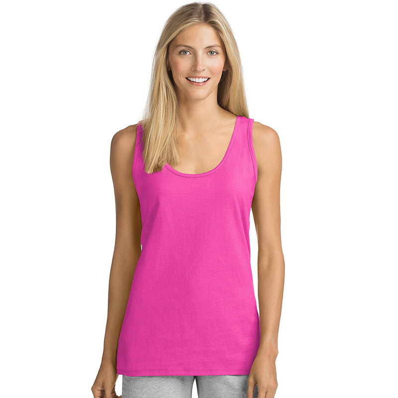 Hanes Live.Love.Color Scoop Neck Tank