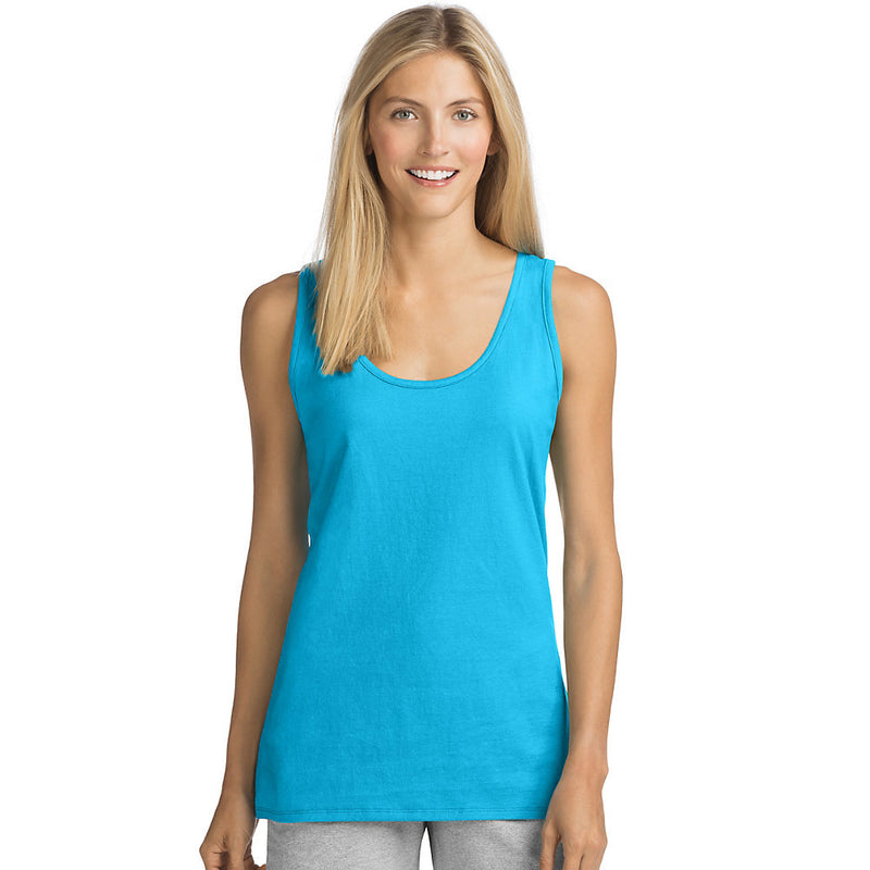 Hanes Live.Love.Color Scoop Neck Tank