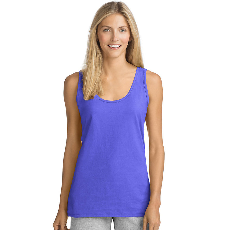 Hanes Live.Love.Color Scoop Neck Tank