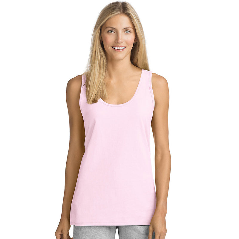 Hanes Live.Love.Color Scoop Neck Tank