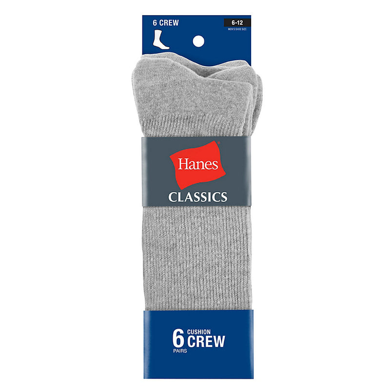 Hanes Ultimate Men'S Comfortsoft Crew Socks 6-Pack