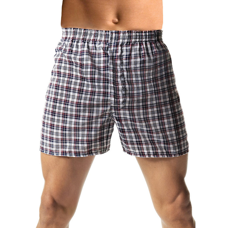 Hanes Men'S Tagless Woven Boxers With Comfort Flex Waistband 3X-5X 3-Pack